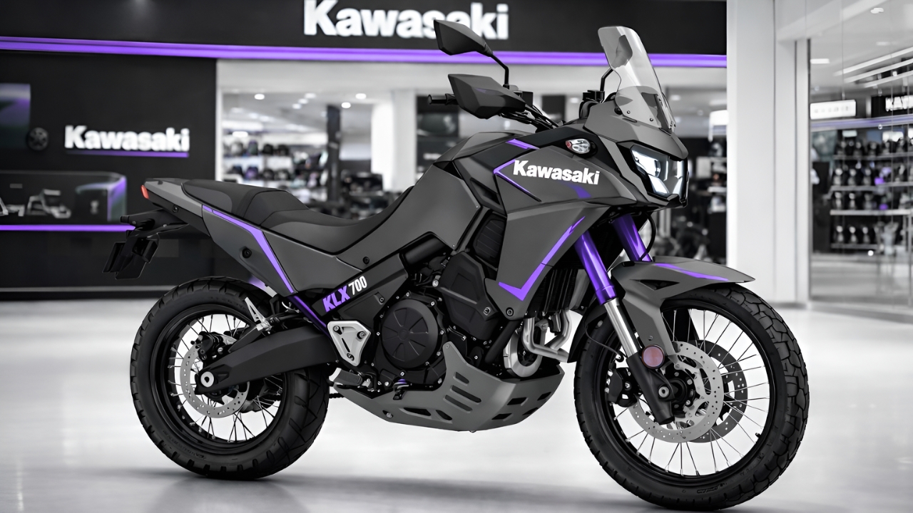2026 Kawasaki KLE500: Moto Aventura en Gris Carbono Metálico/Ebony